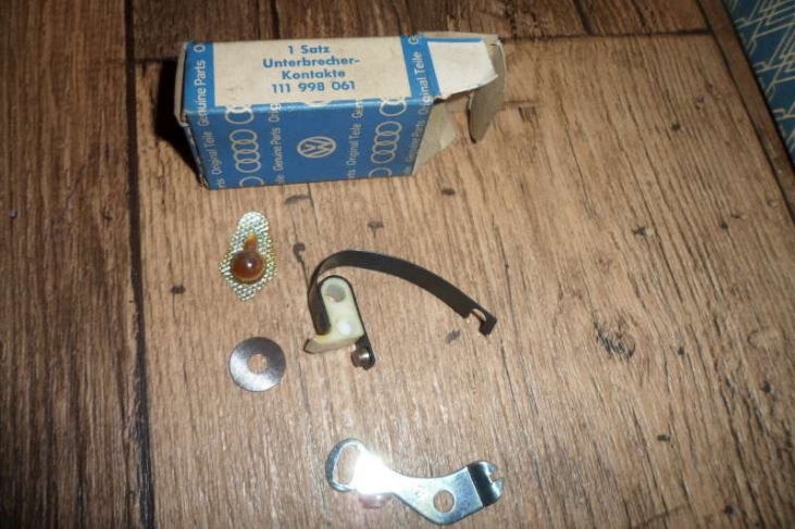 Contactset 2delig kever garbe lahmeyer 1200cc 1/54-7/60