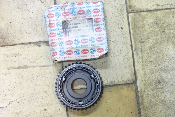 Synchronisatie naaf 1e en 2e versnelling Golf 2 / Jetta 